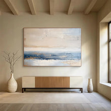 Load image into Gallery viewer, Hand - painted Neutral Tones Abstract Landscape Acrylic Art for Calming Bedroom Retreats LargeART1730
