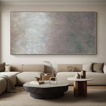 Load image into Gallery viewer, Gradient Gray Abstract Acrylic Art - Ideal for Serene Bedroom &amp; Minimalist Gallery LargeART0562
