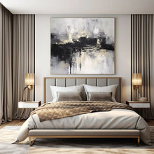 Load image into Gallery viewer, Monochrome Urban Reflection Art for Minimalist Apartment &amp; Industrial Gallery LargeART0919
