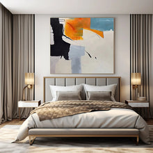 Load image into Gallery viewer, Large - Scale Hand - painted Color Blocked Dynamism Acrylic Art for Modern Home Offices LargeART0208
