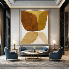 Load image into Gallery viewer, Earthy Tone Abstract Art, Great for Rustic Bedroom &amp; Nature - Inspired Study LargeART2310

