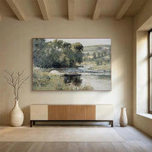 Load image into Gallery viewer, River Through the Valley - Idyllic Living Room or Office Art LargeART1489
