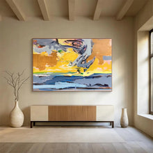 Load image into Gallery viewer, Vibrant Abstract Sea of Colors Abstract acrylic painting DLZ034
