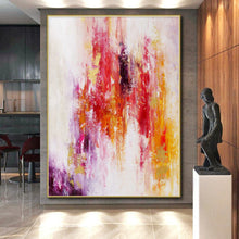 Load image into Gallery viewer, Hand-Painted Personalized Abstract Painting for Dining Room &amp; Hotel Meeting Rooms

