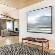 Load image into Gallery viewer, Light - Hued Landscape Abstract Painting On Canvas DKH360
