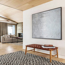 Load image into Gallery viewer, Minimalist “Gray Textures” Painting on Canvas, Subtle Abstract Decor DKH848
