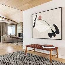 Load image into Gallery viewer, Geometric Abstract Painting on Canvas - “Balanced Forms” DKH738
