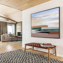 Load image into Gallery viewer, Minimalist Abstract Painting on Canvas - “Serene Horizons” DKH788
