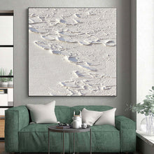 Load image into Gallery viewer, Large - Scale Textured White Abstract Art for Minimalist Gallery &amp; Bright Studio LargeART0522
