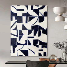 Load image into Gallery viewer, Geometric Pattern Abstract Painting, Ideal for Modern Gallery Wall &amp; Contemporary Café LargeART1327
