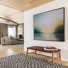 Load image into Gallery viewer, Soft - Toned Ethereal Riverview Abstract acrylic painting DLZ014
