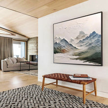 Load image into Gallery viewer, Textured Colorful Mountain Abstract Painting DKH462
