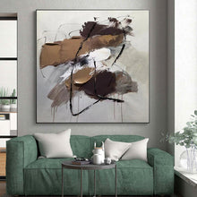 Load image into Gallery viewer, Custom Large Neutral Textured Abstract - Perfect for Minimalist Office &amp; Calm Waiting Area LargeART0775
