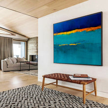 Load image into Gallery viewer, Bold Color - Block Abstract Painting On Canvas DKH383
