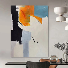 Load image into Gallery viewer, Large - Scale Hand - painted Color Blocked Dynamism Acrylic Art for Modern Home Offices LargeART0208

