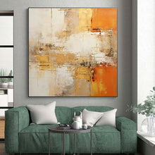 Load image into Gallery viewer, Warm - Toned Abstract Acrylic for Living Room &amp; Cozy Café LargeART0817
