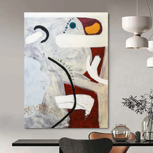 Load image into Gallery viewer, Dynamic Abstract with Curves &amp; Dots - Ideal for Creative Office &amp; Art Gallery Corner LargeART2380
