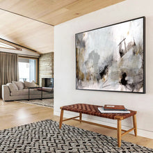 Load image into Gallery viewer, Neutral - Toned Abstract Composition Abstract acrylic painting DLZ135
