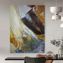Load image into Gallery viewer, Textured Color - Blend Abstract Painting, Perfect for Eclectic Kitchen &amp; Creative Studio Nook LargeART1355

