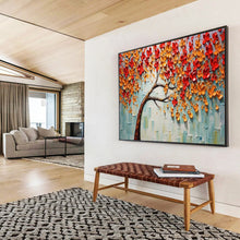 Load image into Gallery viewer, Autumn Blossom Tree Large - scale acrylic painting DLZ168
