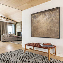 Load image into Gallery viewer, Earth - Toned Textured Abstract Painting on Canvas - “Time - Worn Stories” DKH602
