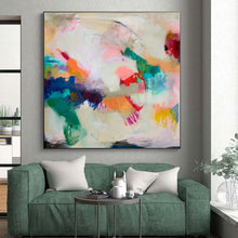 Load image into Gallery viewer, Colorful Abstract Chaos Acrylic Art - Perfect for Bohemian - style Studio &amp; Creative Kids’ Room LargeART0597
