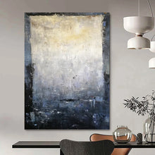 Load image into Gallery viewer, “Textured Grey and Beige Abstract” - Minimalist Abstract Art on Canvas DKH1577
