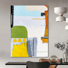 Load image into Gallery viewer, Bright Color - Block Abstract - Fits Playful Kids’ Room &amp; Art Gallery Pop - Up LargeART2376
