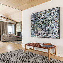 Load image into Gallery viewer, Multi - Color Splatter - Eclectic Living Room Art LargeART1590
