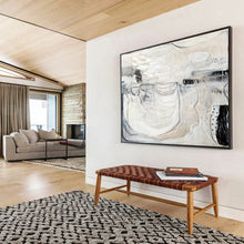 Load image into Gallery viewer, Monochrome Line Abstract Art for Industrial Loft &amp; Quiet Reading Nook DKH074
