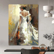 Load image into Gallery viewer, Expressive Abstract Painting, Colorful Figurative Art for Music Room &amp; Gallery LargeART2175
