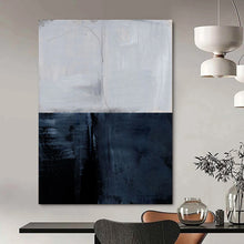 Load image into Gallery viewer, Divided Light and Shadow – Gray Upper, Dark Lower Abstract DTP206
