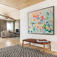 Load image into Gallery viewer, Colorful Abstract Doodles - Playful Living Room or Game Room Art LargeART1496
