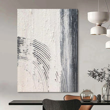 Load image into Gallery viewer, “Gray &amp; Black Textured Lines” – Gray, black, textured lines, white background DTP399
