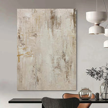 Load image into Gallery viewer, Oversized Hand - painted Neutral Tones Abstract Acrylic Art for Minimalist Hallways LargeART0135
