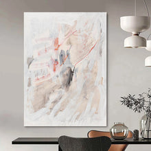 Load image into Gallery viewer, “Soft Tones Abstract” - Minimalist Abstract Art on Canvas DKH1530
