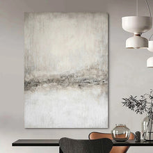 Load image into Gallery viewer, “Concrete Whispers” - Textured Monochrome Art, Great for Office Serenity, Abstract Painting on Canvas DKH1068
