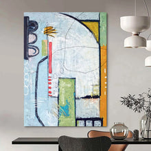 Load image into Gallery viewer, Abstract Traffic - Inspired Urban Art - Perfect for Industrial Loft &amp; Creative Studio LargeART2374
