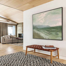 Load image into Gallery viewer, Soft - Hued Seaside Abstract Painting on Canvas - “Morning Tide” DKH604
