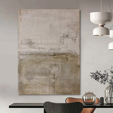Load image into Gallery viewer, Light Gray Textured Abstract Art for Scandinavian - style Office &amp; Serene Home Library LargeART0957
