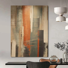 Load image into Gallery viewer, “Vertical Color Streaks” – Tall Abstract with Vertical Color Flow DTP113
