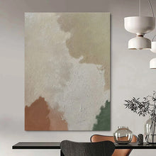 Load image into Gallery viewer, Earth - Toned Abstract Painting, Ideal for Bohemian Living Room &amp; Warm - Vibe Café LargeART1433
