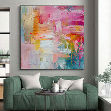 Load image into Gallery viewer, Hand - painted Large - sized Colorful Abstract Composition Acrylic Art for Artistic Studios LargeART0089
