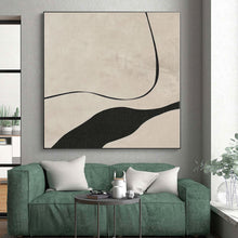 Load image into Gallery viewer, Large - Scale Curved Line Abstract Acrylic Art for Minimalist Living Room LargeART0264
