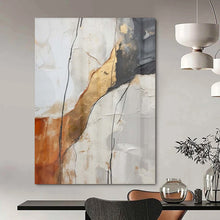 Load image into Gallery viewer, Textured Earth - Tone Abstract Acrylic Art, Suited for Rustic Home &amp; Art Gallery LargeART1046
