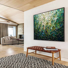 Load image into Gallery viewer, Mosaic - Inspired Abstract Painting on Canvas - “Colorful Mosaic” DKH759
