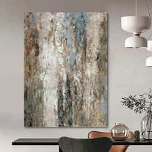 Load image into Gallery viewer, “Textured Weathered Wall” - Rustic Abstract Art on Canvas DKH1531
