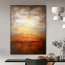 Load image into Gallery viewer, Sunset Horizon in Hues Art for Romantic Bedroom &amp; Beachfront Bar LargeART0917
