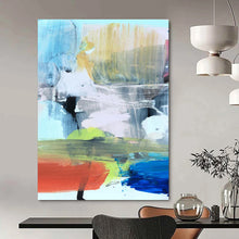 Load image into Gallery viewer, “Color Cascade” - Bright, mixed colors, dynamic brushstrokes, abstract energy DTP175

