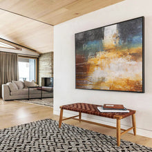 Load image into Gallery viewer, Colorful Abstract Landscape Painting - Perfect for Creative Studio &amp; Eclectic Home DKH012

